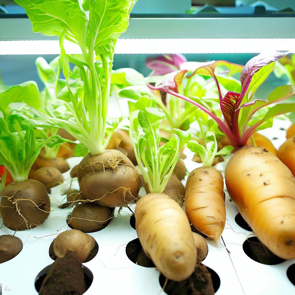 avantages de cultiver des légumes-racines en hydroponie